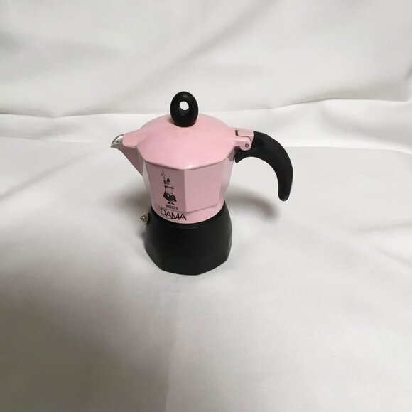 Bialetti Dama Pink Stovetop Percolator Espresso Coffee Maker Aluminium  1 Cup - Picture 2 of 4